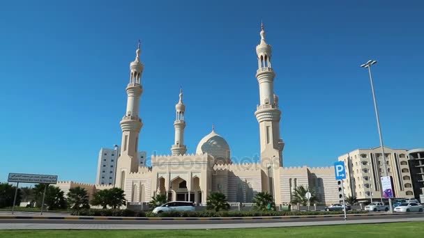 Road traffic near Sheikh Zayed Al Nahyan — Stock Video