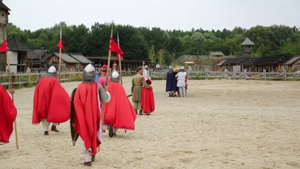 Acteurs spectacle performance au festival — Video