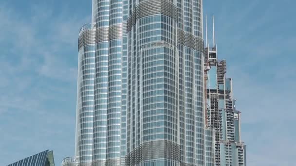 Burj Khalifa felhőkarcoló — Stock videók