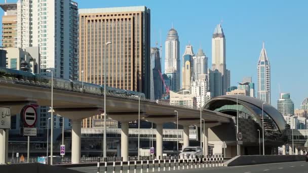 Verkehr im Hafen von Dubai — Stockvideo