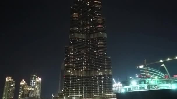 Gökdelenler ile Downtown Dubai — Stok video