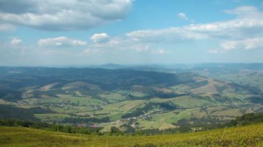 4 k Panorama manzara ve güzel yeşil alanlar