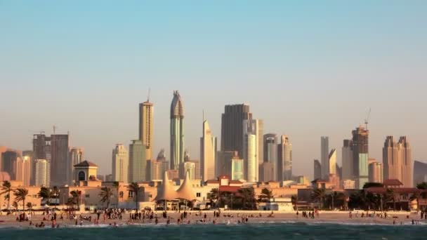 4 k 在迪拜的沙尘暴 — 图库视频影像