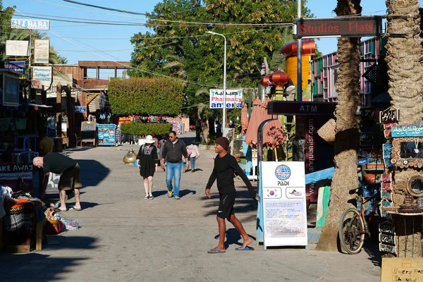 Egypte Dahab Décembre 2019 Bazar Oriental Dans Petite Ville Dahab — Photo