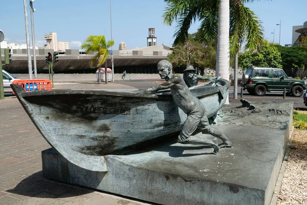 Santa Cruz Tenerife Islas Canarias España Septiembre 2019 Monunent Coches —  Fotos de Stock