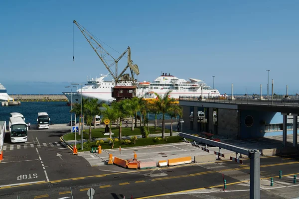 Santa Cruz Tenerife Canary Islands Spain September 2019 Seaport Santa — Stock Photo, Image