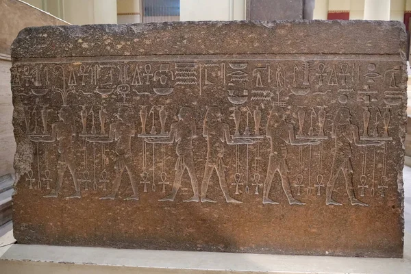 Cairo Egypt December 2019 Ancient Egyptian Exhibits Museum Egyptian Antiquities — 图库照片