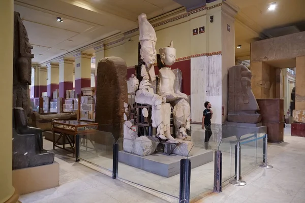Cairo Egipto Diciembre 2019 Exposiciones Egipcias Antiguas Del Museo Antigüedades — Foto de Stock