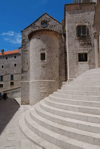 Óváros Dubrovnik Város Horvátországban — Stock Fotó