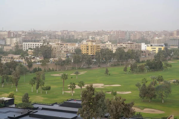 View Cairo City Great Pyramid Giza Egypt — Stock Photo, Image