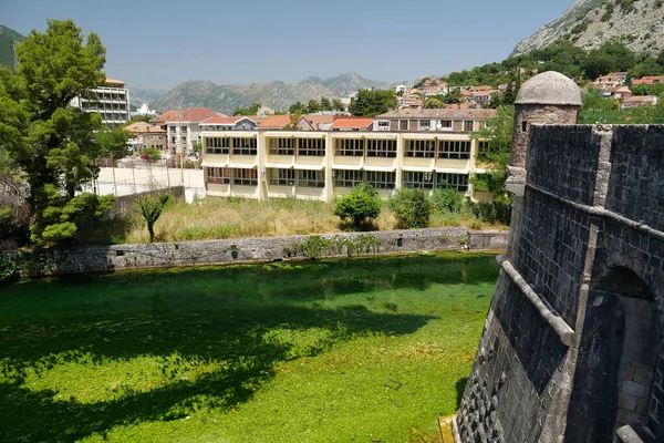 Staré Historické Město Kotor Pobřežní Město Černé Hoře Kotorský Záliv — Stock fotografie