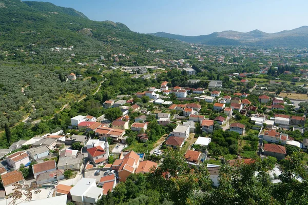 Vista Sobre Ciudad Bar Montenegro — Foto de Stock