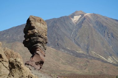 Volkanik kayalar Volkan Teide, Teide Ulusal Parkı, Tenerife Adası, Kanarya Adaları, İspanya
