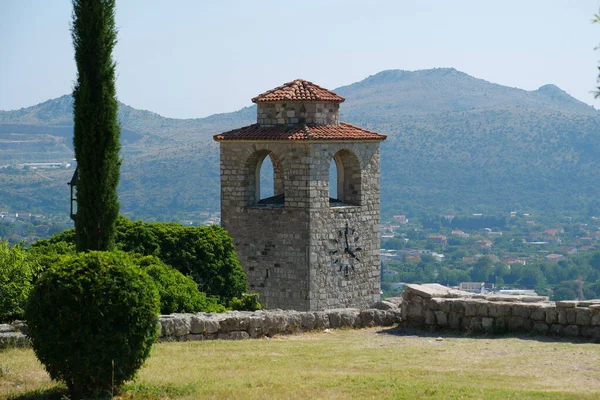 Óváros Bar Tengerparti Város Tengeri Kikötő Montenegróban — Stock Fotó