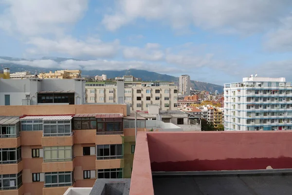 Tenerife Island Puerto Cruz Spain September 2019 Panorama View Puerto — Zdjęcie stockowe