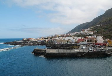 Garachico - Tenerife adasının kuzey kıyısındaki belediye ve kasaba, Kanarya adaları, Atlantik okyanusu, İspanya