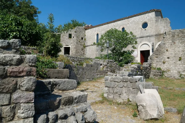 Παλιά Πόλη Στο Μπαρ Παραθαλάσσια Πόλη Και Λιμάνι Στο Μαυροβούνιο — Φωτογραφία Αρχείου