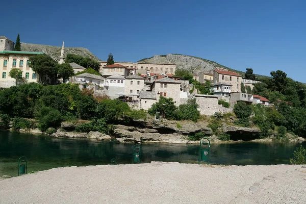 Gamla Stan Mostar Stad Och Administrativt Centrum Hercegovina Neretva Kanton — Stockfoto