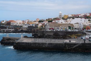 Garachico - Tenerife adasının kuzey kıyısındaki belediye ve kasaba, Kanarya adaları, Atlantik okyanusu, İspanya