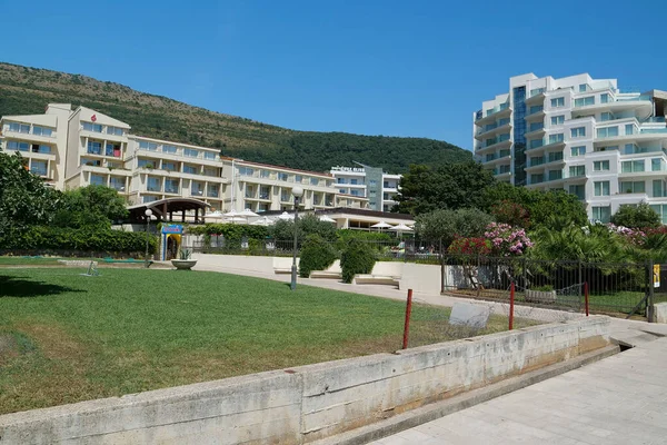 Montenegro Petrovac Juli 2019 Hotels Petrovac Stadt Montenegro Adria — Stockfoto