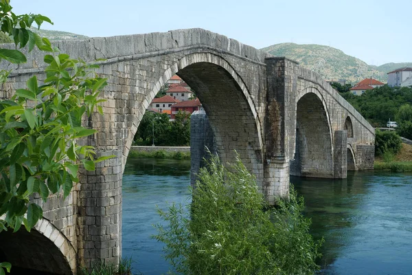 Perovic Arslanagic Bridge Trebisnjica River Trebinje City Bosnia Herzegovina — Stock Photo, Image