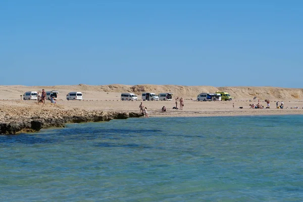 Egypt Sinai December 2019 People Ras Mohammad National Park Sinai — Stock Photo, Image