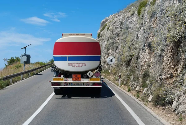 Dubrovnik Croatia June 2019 Road Traffic Way Dubrovnik City Croatia — Stock Photo, Image