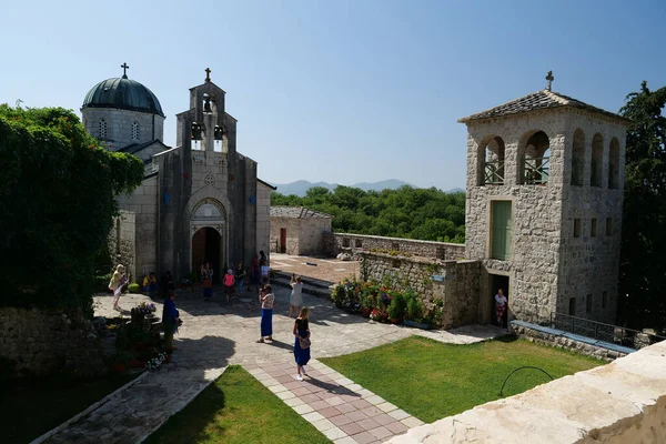 Bosnia Herzegovina Reěika Srpska Trebinje Jule 2019 People Tvrdos Monastery — 图库照片
