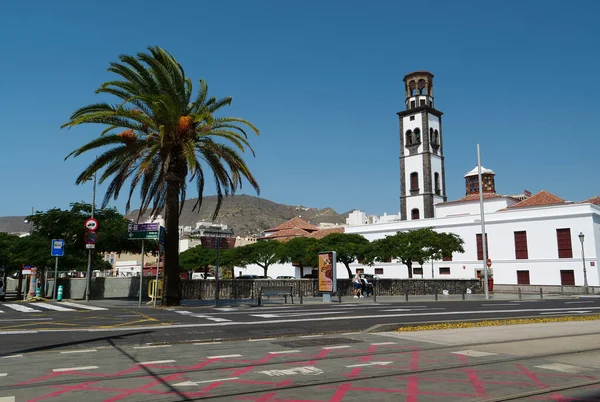 스페인 카나리아 산타크루스데 테네리페 Santa Cruz Tenerife 2019 가톨릭 근처에 — 스톡 사진