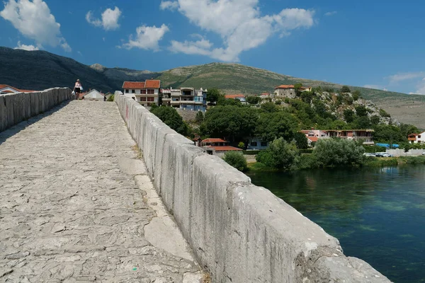 Trebisnjica Nehri Üzerindeki Peroviç Veya Arslanagic Köprüsü Trebinje Kenti Bosna — Stok fotoğraf