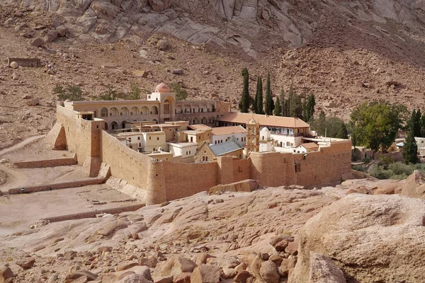 Monastero Santa Caterina Ufficialmente Sacro Monastero Del Monte Sinai Calpestato — Foto Stock