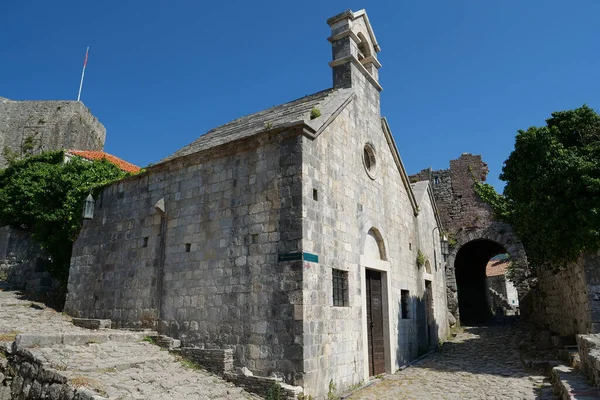 Cidade Velha Bar Cidade Costeira Porto Montenegro — Fotografia de Stock