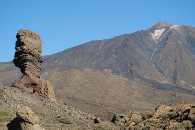 Volkanik kayalar Volkan Teide, Teide Ulusal Parkı, Tenerife Adası, Kanarya Adaları, İspanya