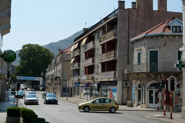 Bosnia Herzegovina Republika Srpska Trebinje Julio 2019 Tráfico Por Carretera — Foto de Stock