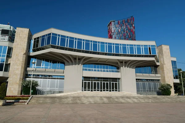 Tirana Albânia Julho 2019 Arena Center Tirana Capital Maior Cidade — Fotografia de Stock