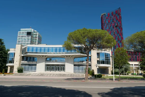 Tirana Albania Lipca 2019 Arena Center Tiranie Stolica Największe Miasto — Zdjęcie stockowe