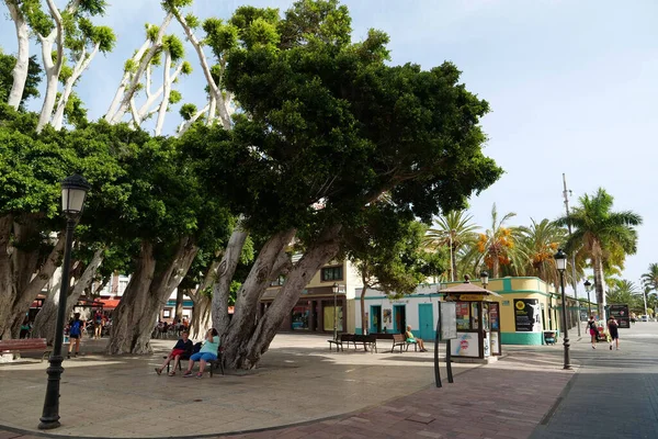 San Sebastian Gomera Island Canary Islands Espanha Outubro 2019 Pessoas — Fotografia de Stock