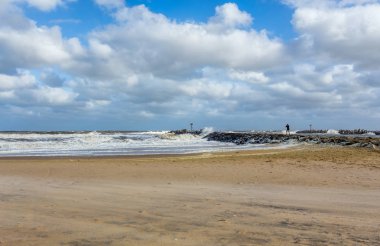 Beach yeni Jersey sahilinde Manasquan giriş