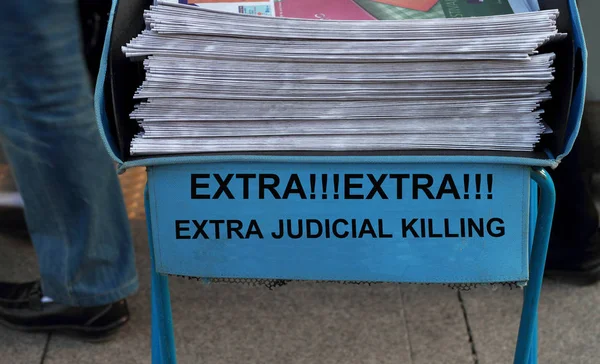 Außergerichtliche Tötung — Stockfoto