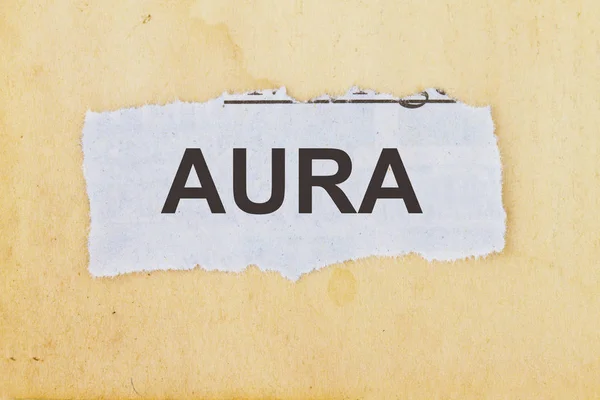İnsan aura kavramı — Stok fotoğraf