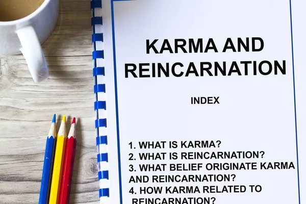Karma y Reencarnación —  Fotos de Stock