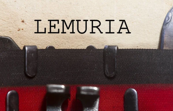 Потерянный континент Лемурия — стоковое фото