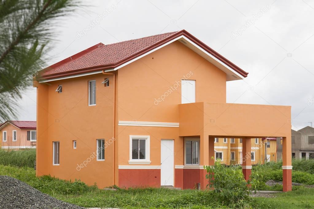 Detached single two story house 
