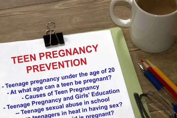 Koncepcja Teen ciąży — Zdjęcie stockowe