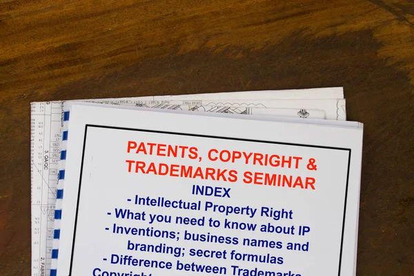 Patentes, derechos de autor y marcas comerciales —  Fotos de Stock