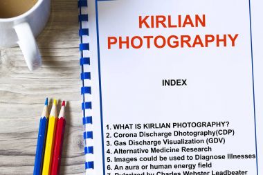 Kirlian fotoğrafçılığı auric fotoğrafçılık için
