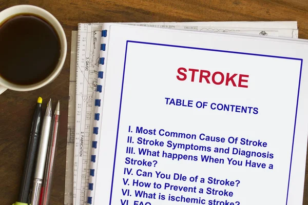 Orsakar af stroke — Stockfoto