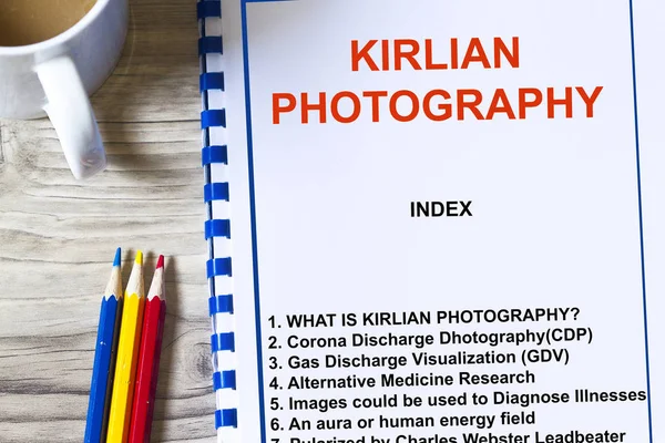 Kirlian photography for auric photography — Stock Photo, Image