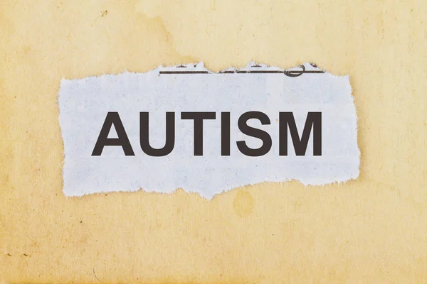 Koncepcja dla autyzmu — Zdjęcie stockowe