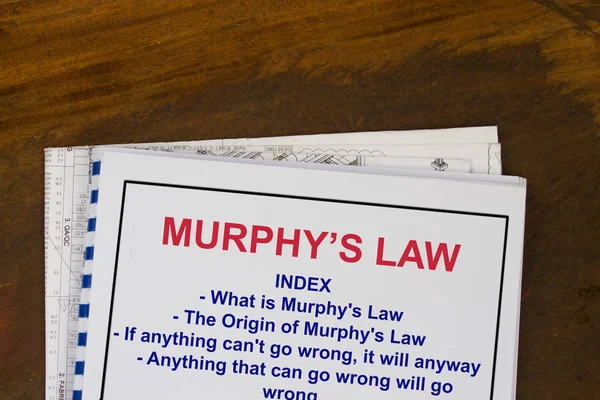 La ley de Murphy — Foto de Stock